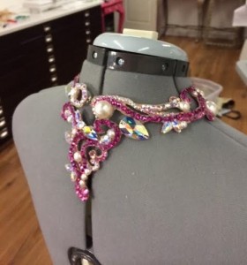 Tzafora necklace in progress 2