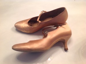 dyeing standard dance shoes 1