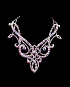 ballroom dance jewelry necklace