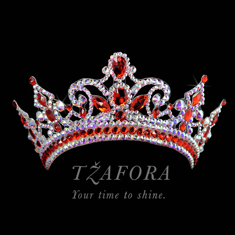 tzafora, ballroom jewelry, swarovski crown, dancesport crown, ballroom crown